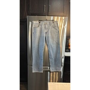 Levis 569 Mens Jeans 38x32 Blue Loose Straight Fit Denim